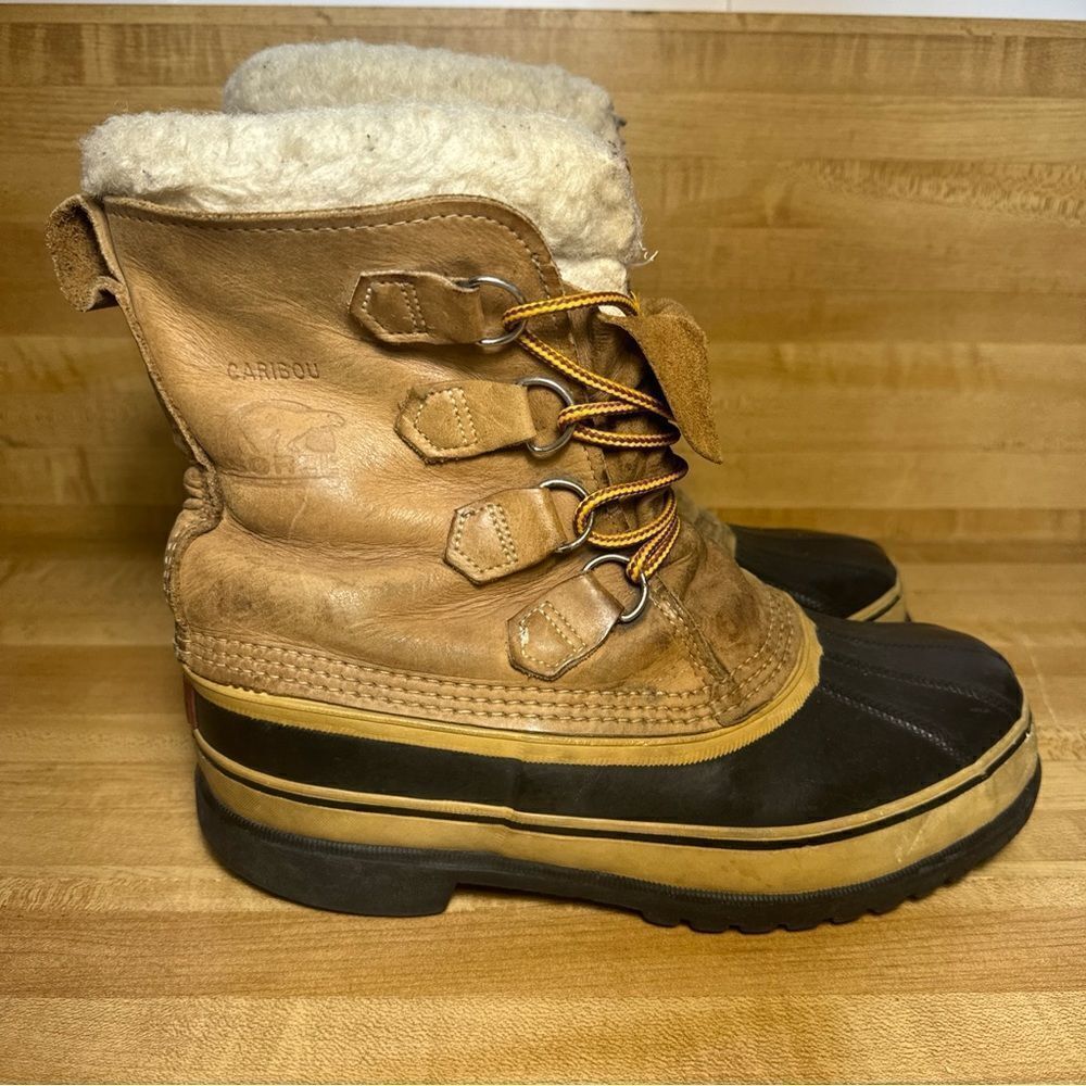 Sorel Caribou Insulated Waterproof Boots‎ Womens Size 9 Snow Fleece lined